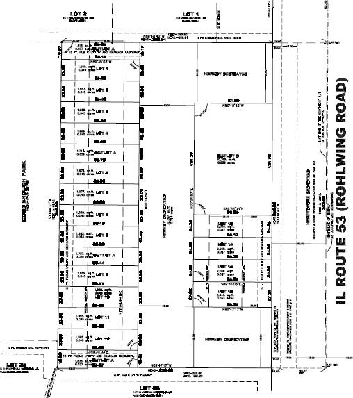 Smple Plat of Subdivision of 154-16 Route 53 Rohlwing Road